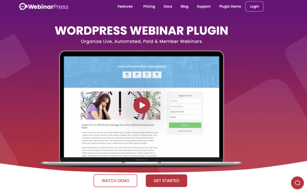 WordPress Plugins for Webinars